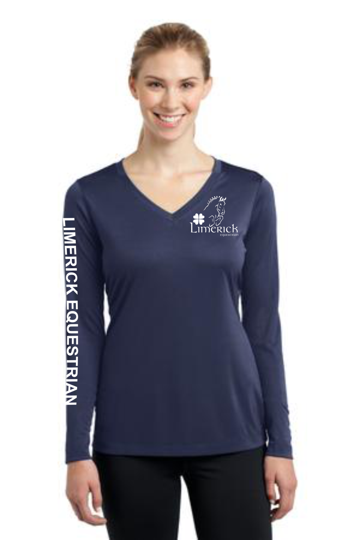 Limerick Equestrian Ladies Longsleeve Tee – Two Socks Designs